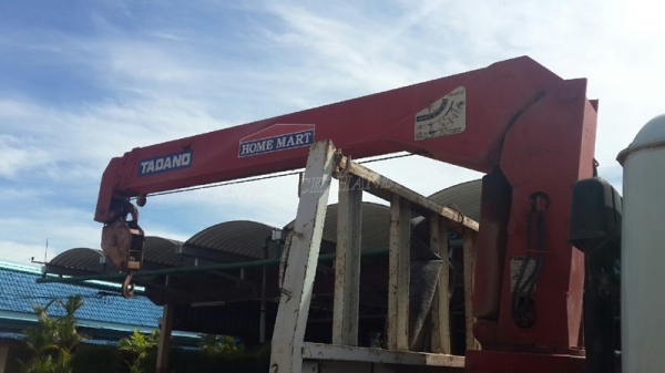 รถบรรทุก HINO ติดเครน รุ่น FD164E เครน 3 ตัน ท้อง V  195 แรงม้า