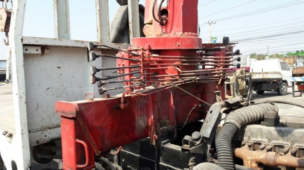 รถบรรทุก HINO ติดเครน รุ่น FD164E เครน 3 ตัน ท้อง V  195 แรงม้า