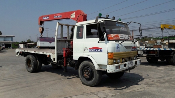 รถบรรทุก HINO ติดเครน รุ่น FD164E เครน 3 ตัน ท้อง V  195 แรงม้า