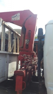 รถบรรทุก HINO ติดเครน รุ่น FD164E เครน 3 ตัน ท้อง V  195 แรงม้า