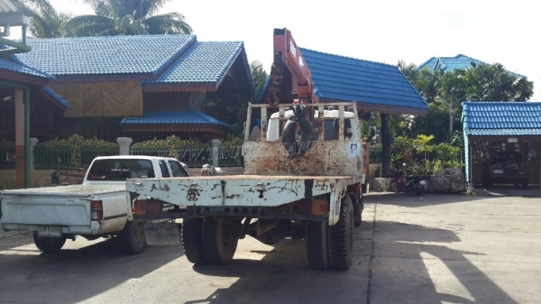 รถบรรทุก HINO ติดเครน รุ่น FD164E เครน 3 ตัน ท้อง V  195 แรงม้า