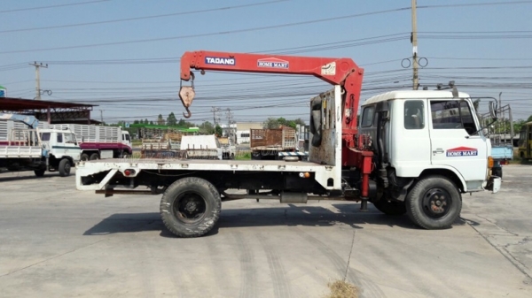 รถบรรทุก HINO ติดเครน รุ่น FD164E เครน 3 ตัน ท้อง V  195 แรงม้า