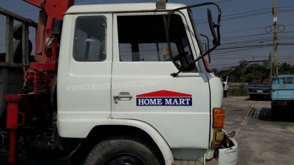 รถบรรทุก HINO ติดเครน รุ่น FD164E เครน 3 ตัน ท้อง V  195 แรงม้า