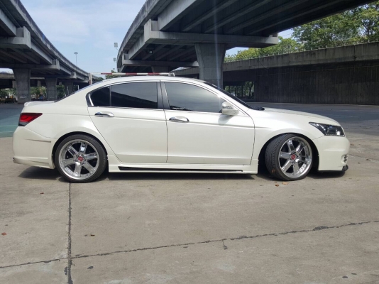 ขายถูก Honda Accord 2.4EL NAVI ปี 2008 สภาพสวยจัดแต่สไตร์ VIP ช่วงล่างถุงลม