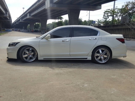ขายถูก Honda Accord 2.4EL NAVI ปี 2008 สภาพสวยจัดแต่สไตร์ VIP ช่วงล่างถุงลม