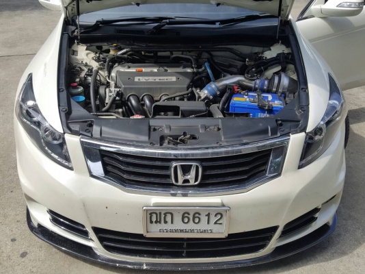ขายถูก Honda Accord 2.4EL NAVI ปี 2008 สภาพสวยจัดแต่สไตร์ VIP ช่วงล่างถุงลม