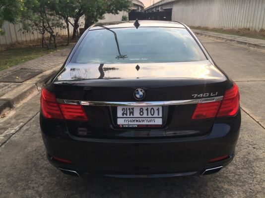 BMW 740Li ปี 2010 รถมือเดียวป้ายแดง ไมล์แท้ 78.xxx km ออกศูนย์ German Auto