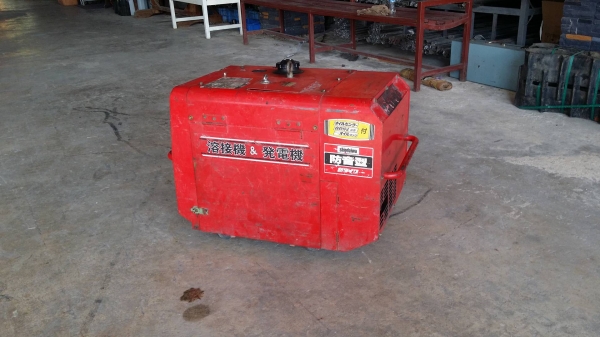 เครื่องปั่นไฟพร้อมเชื่อมในตัว  SHINDAIWA รุ่น EGW145M สภาพดี พร้อมใช้งาน เชื่อมงานสวย