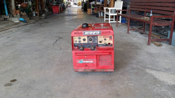 เครื่องปั่นไฟพร้อมเชื่อมในตัว  SHINDAIWA รุ่น EGW145M สภาพดี พร้อมใช้งาน เชื่อมงานสวย