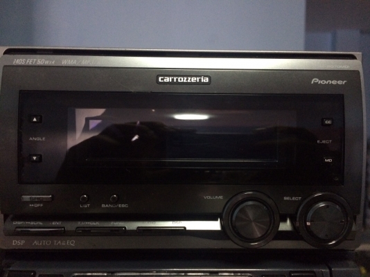 Pioneer FH-P070MD MP3-RW CD-RW MD-RW ปรีเอ้า1ชุด หน้าจอสไลด์ไฟฟ้า ปรับระดับได้ กราฟฟิกหน้า ลูกเล่นเยอะ คุมกล่องCD มือ2 ญี่ปุ่น