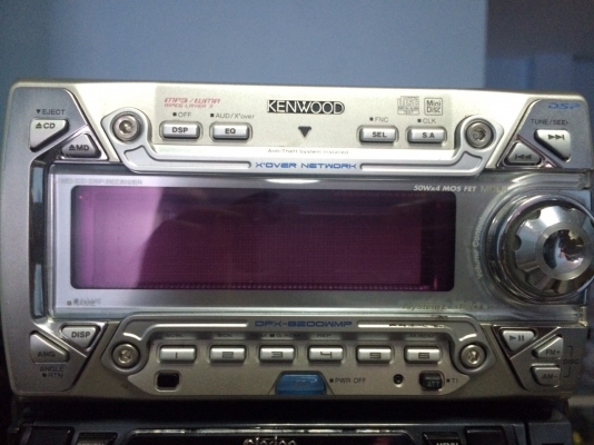 KENWOOD DPX-8200WMP รุนใหญ่ MP3 CD MD AUX ปรีเอ้า2ชุด หน้าจอสไลด์ไฟฟ้า ปรับระดับได้ กราฟฟิกหน้าจอ ลูกเล่นอีกเพียบ คุมกล่องCD มือ2 ญี่ปุ่น