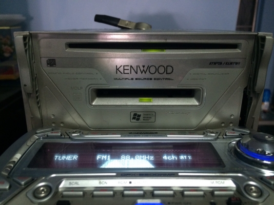 KENWOOD DPX-8200WMP รุนใหญ่ MP3 CD MD AUX ปรีเอ้า2ชุด หน้าจอสไลด์ไฟฟ้า ปรับระดับได้ กราฟฟิกหน้าจอ ลูกเล่นอีกเพียบ คุมกล่องCD มือ2 ญี่ปุ่น