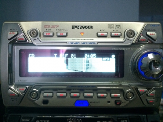 KENWOOD DPX-8200WMP รุนใหญ่ MP3 CD MD AUX ปรีเอ้า2ชุด หน้าจอสไลด์ไฟฟ้า ปรับระดับได้ กราฟฟิกหน้าจอ ลูกเล่นอีกเพียบ คุมกล่องCD มือ2 ญี่ปุ่น