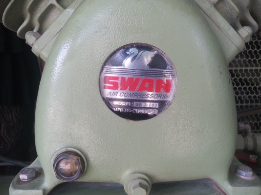 ขายปั้มลมswanสภาพสวยเหมือนไหม่3แรง 240ลิตร