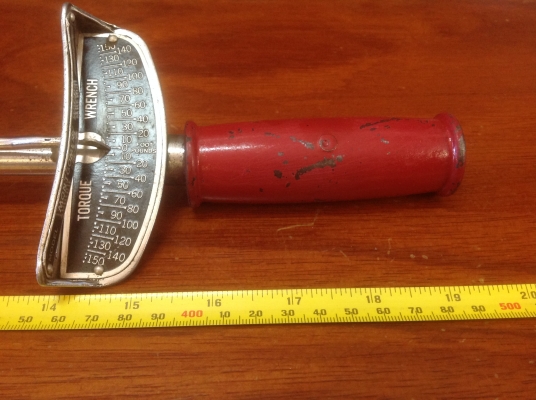 ขายประแจปอนด์ VINTAGE MONTGOMERY WARD 1/2" แรงบิด 150 ฟุตปอนด์