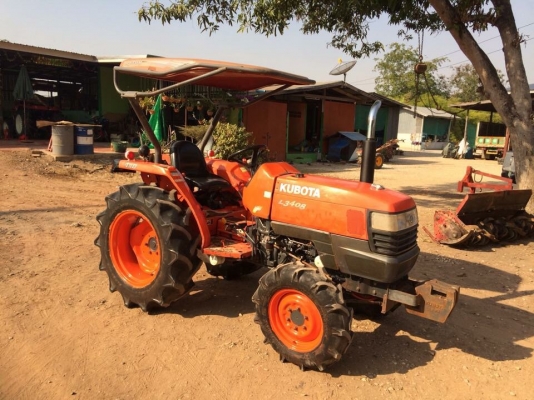 คูโบต้า34แรง รุ่น L3408 พร้อมโรตารี่