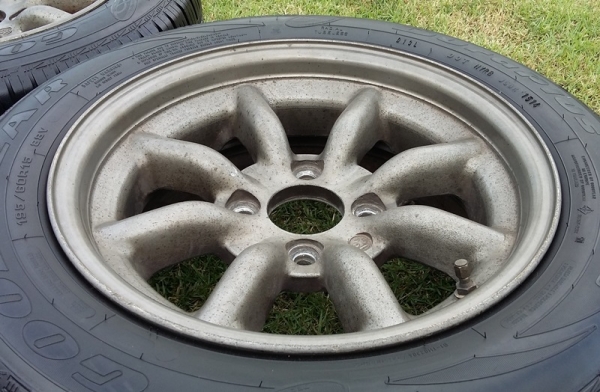 ล้อ,Watanabe F8 15"F6.5-R7 Of15 4H114.3 ยางปี14 20,000 ล้อ,Watanabe F8 15"F6.5-R7 Of15 4H114.3 ยางปี14 20,000