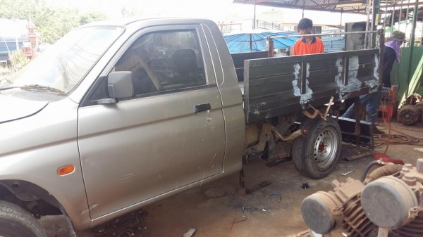 ปิคอัฟดั้ม มิตซูบิชิสตาร์ด้า ติดตั้ม ***รับจ้างต่อดั๊มกระบะรถปิคอัฟ*** กระดั้ม ปิคอัฟดั้ม สอบถามโทร 081-0745778