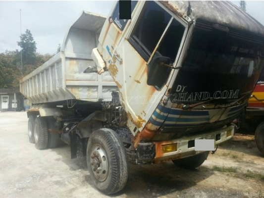 รถบรรทุก 10 ล้อดัมพ์ MITSUBISHI ปีจดทะเบียน 2533