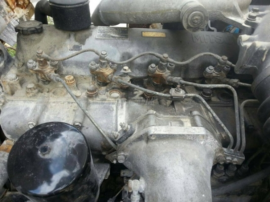 รถบรรทุก 10 ล้อ ยี่ห้อ FUSO  210 แรงม้าเทอร์โบ  ปีจดทะเบียน 2533