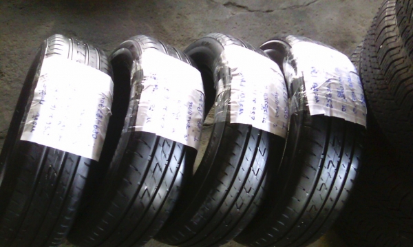 ยางขอบ15  บริดสโตน195-65-R15 ลงพื้นปี14 (4เส้น3,800)