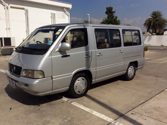 ขายรถตู้ Benz MB100 ปี97 เครื่องเดิมดีเซล 2.9 เกียร์ธรรมดา เพาเวอร์ กระจกไฟฟ้า ภายในสวยๆเบาะหนัง 3แถวปรับหมุนได้ แอร์หน้า-แอร์ราวหลังเย็นฉ่ำ วิทยุCDพร้อม ตัวถังเดิมๆไม่มีชน รถขับดี ช่วงล่างนิ่มนวล ประหยัดน้ำมัน. รถพร้อมใช้ครับ ขายถูก