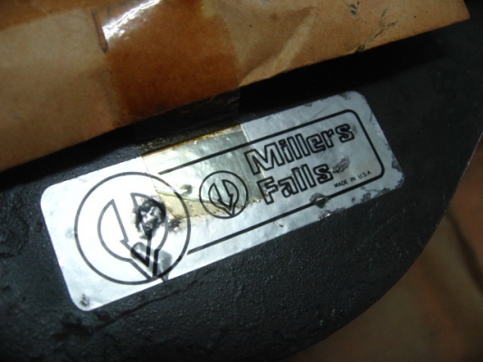 รอกงานเก่า ของ Millers Falls made in usa ร่องคู่