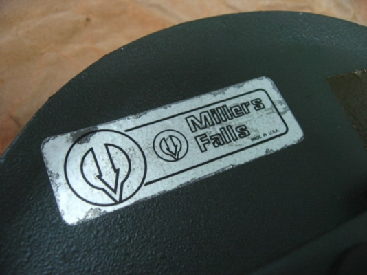 รอกงานเก่า Millers Falls made in usa ร่องเดี่ยว(เปิดข้างได้)