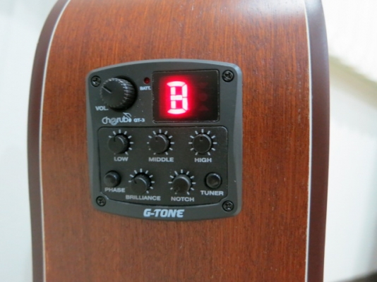 กีต้าร์โปร่งเว้าไฟฟ้า Amari รุ่น AM-419C สีไม้ด้าน คอสลัก ของใหม่ EQ อย่างดี