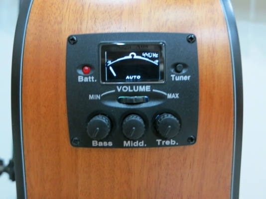 กีต้าร์โปร่งเว้าไฟฟ้า Mantic รุ่น AG-2CE สีน้ำตาล ไม้มะฮ็อก ของใหม่ มือหนึ่ง EQ อย่างดี