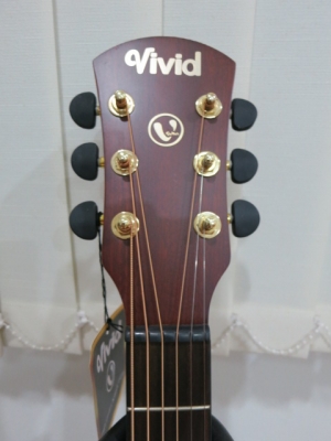 กีต้าร์โปร่งไฟฟ้าตัวบาง Vivid 336E ของใหม่ สีดำด้าน อีคิวจูนเนอร์ในตัว