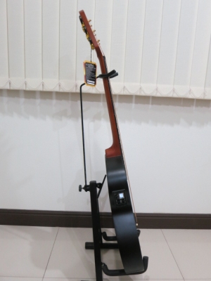 กีต้าร์โปร่งไฟฟ้าตัวบาง Vivid 336E ของใหม่ สีดำด้าน อีคิวจูนเนอร์ในตัว