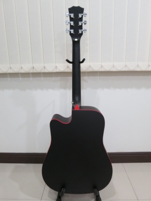 กีต้าร์โปร่งเว้า Composer สีดำ ขัดด้าน สวยมาก ของใหม่ มือหนึ่ง