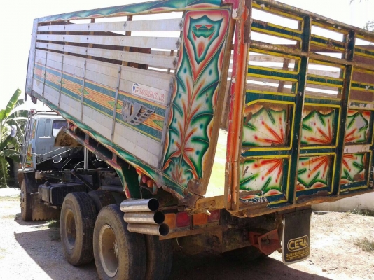 ขายครับ อีซูซุ 210 F 10 ล้อ 2 เพลาดั้ม พร้อมใช้งานครับ