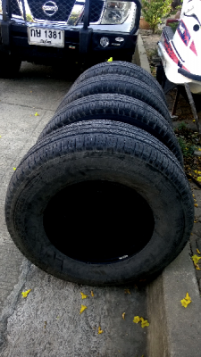 ยางmichelin tour hp 265 70 16 ปี12 สภาพดีใช้ได้อีกนานสวยทุกเส้นไม่มีบวม