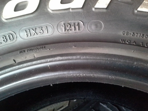 BF All USA. 265/70/16 ปี11 สภาพดี 1ชุด