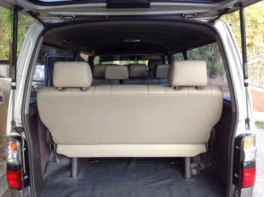 โตโยต้า รถตู้ ไฮเอช หัวจรวด ตัวประกอบนอก วางเครื่องโตโยต้าดีเซล1KZ 3000 กลางปีที่แล้ว เกียร์ออโต้ ขับสบาย