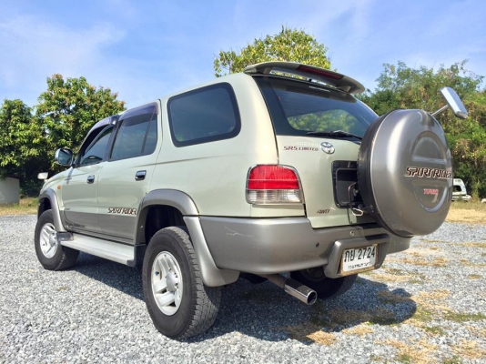 ขาย TOYOTA SPORT RIDER เครื่อง 1KZ 3000 SR 5 LIMITED 4 คูณ 4  ปี 2000 รุ่นท็อปสุดนะครับมี ABS AIRBAG พวงมาลัยเพาเวอร์ มีจอถอยหลัง เครื่องเล่น แอร์เย็น กระจกไฟฟ้า ช่วงล่างทำมาใหม่ นึบกว่าเดิม