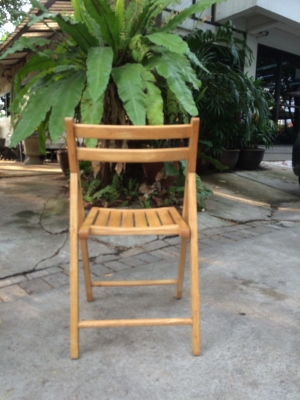 เก้าอี้พับไม้ยางพารา ขายด่วน