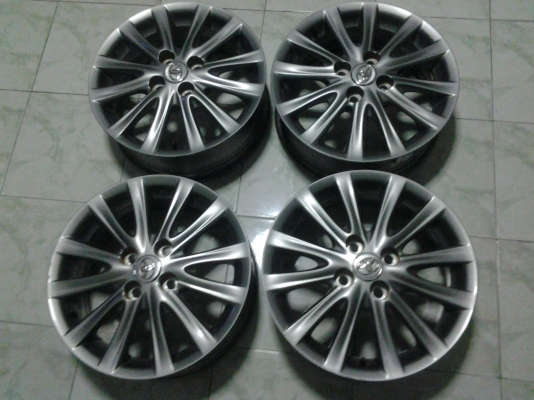 แม็กtoyota vios ขอบ15 รมดำ