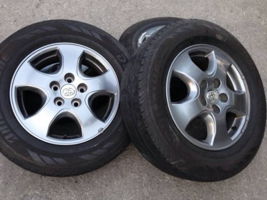 แม็กเปล่า toyota vigo ขอบ16 รมดำ