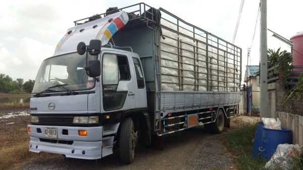 หกล้อ ฮีโน่ FF3H195ช่วงยาว7.20ม สภาพพร้อมใช้สวยบางเดิม ทะเบียนพร้อมโอน