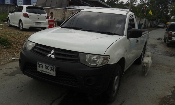 รถกระบะ หัวเดียว MITSUBISHI ไตตั้น ปี2010 น้ำมันแก๊สNGV โรงงาน เกียร์ธรรมดา ราคา 165,000 บ. รถอยู่ดอนเมือง