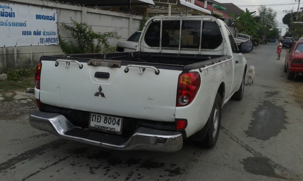 รถกระบะ หัวเดียว MITSUBISHI ไตตั้น ปี2010 น้ำมันแก๊สNGV โรงงาน เกียร์ธรรมดา ราคา 165,000 บ. รถอยู่ดอนเมือง