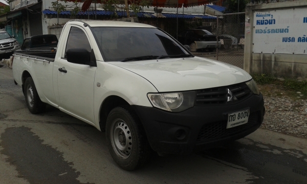 รถกระบะ หัวเดียว MITSUBISHI ไตตั้น ปี2010 น้ำมันแก๊สNGV โรงงาน เกียร์ธรรมดา ราคา 165,000 บ. รถอยู่ดอนเมือง