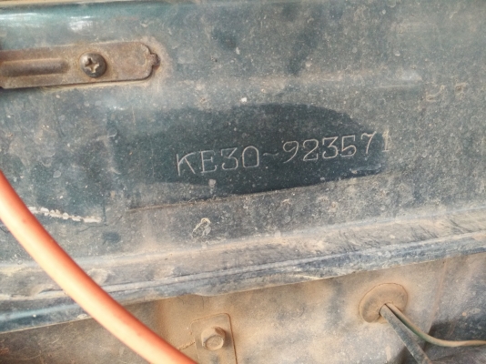 ขายรถโบราญ KE30 เป็นอะไหล่ ไม่มีเล่ม