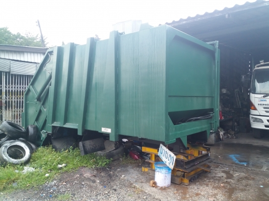 ถังขยะรถบรรทุก มีระบบไฮโดริคครบเซต