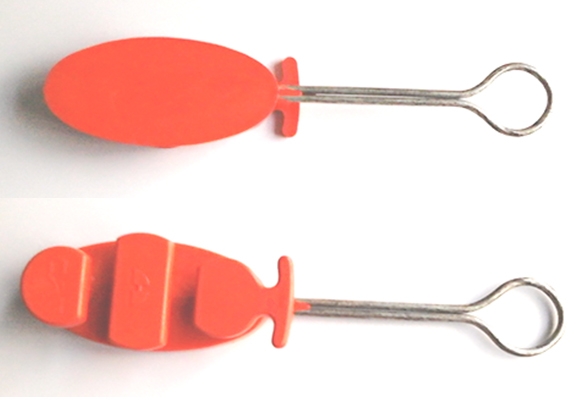 ดรอปวายด์แคล้ม สำหรับยึดกับสาย Drop wire จำนวน 450 อัน