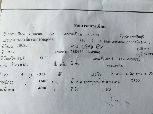 ขาย4ล้อ NKR66E เครื่อง 120แรง เครื่องแน่น  ครัชซีสวย พวงมาลัยพาวเวอร์. กระจกไฟฟ้า  แหนบหน้า. เพลาลอย . ขาย 265000 บาท