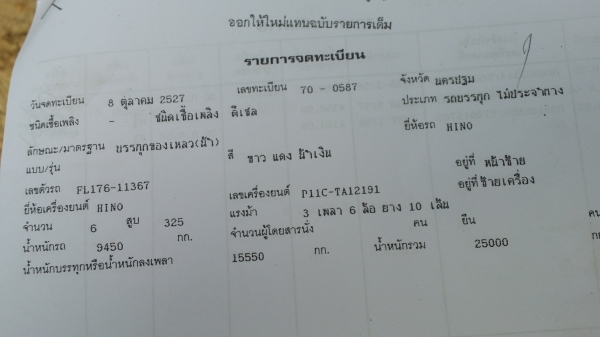 ขายรถสิบล้อ 2 เพลา เป็นรถบรรทุกน้ำส่ากระทิงแดง พร้อมแม่ลูกพ่วง ลูก2คาน เครื่อง 360 แรงม้า ราคา 1200000 บาทติดต่อ 092-6527322